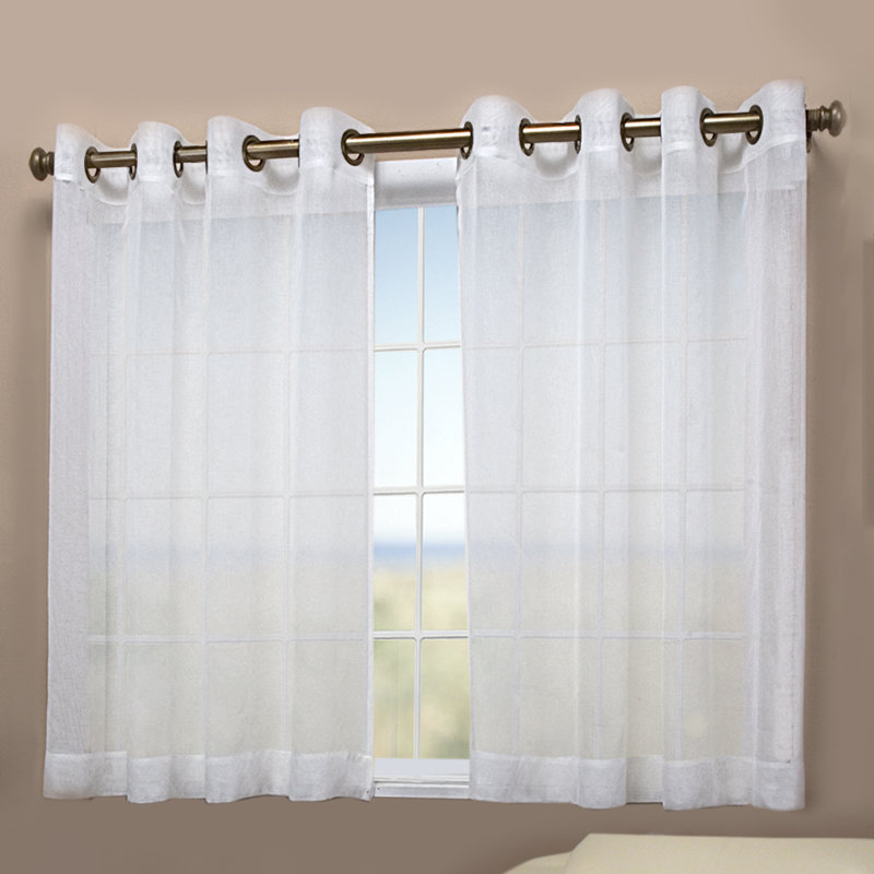 Ricardo Trading Bal Harbour Solid Semi Sheer Grommet
